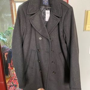 Large Abercrombie Pea coat